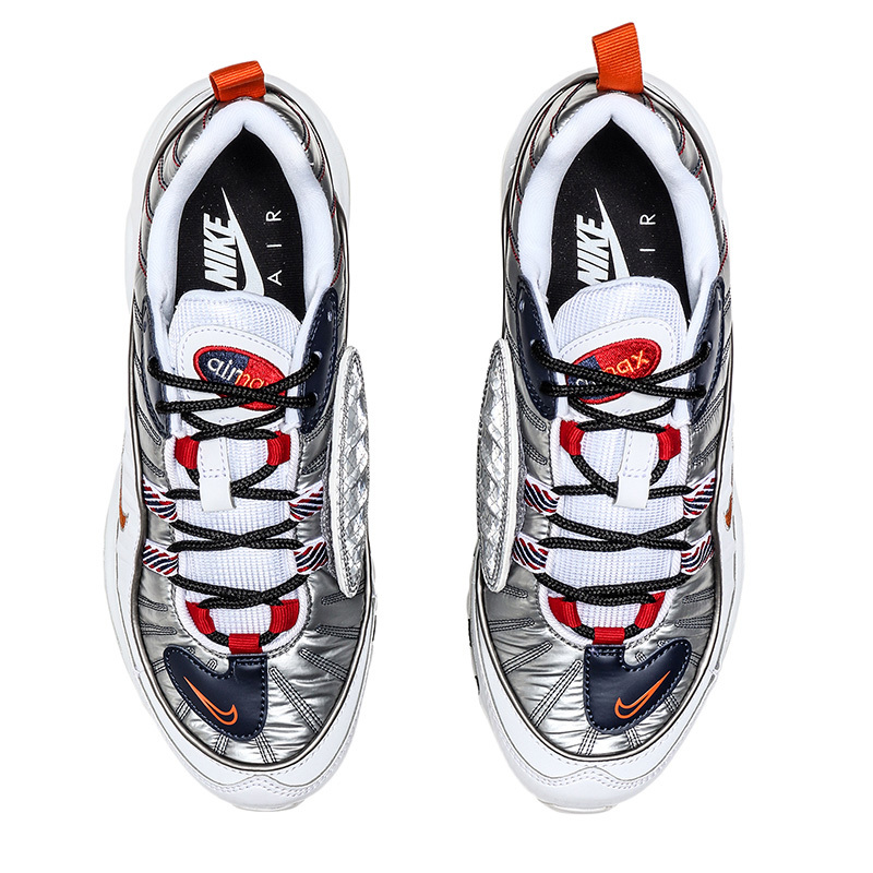 耐克女鞋休闲鞋airmax98复古镭射气垫跑步运动鞋cq3990