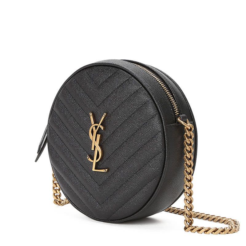 YSL VINYLE 圆饼 字母LOGO 610436图片