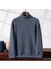 高翻领羊绒衫毛衣男士25秋冬款宽松套头毛衫纯色山羊绒针织打底衫