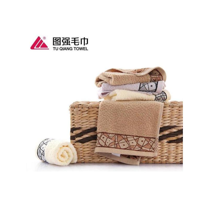 图强 纯棉方巾宝宝洗脸毛巾全棉方形毛巾儿童幼儿园口水巾汗巾