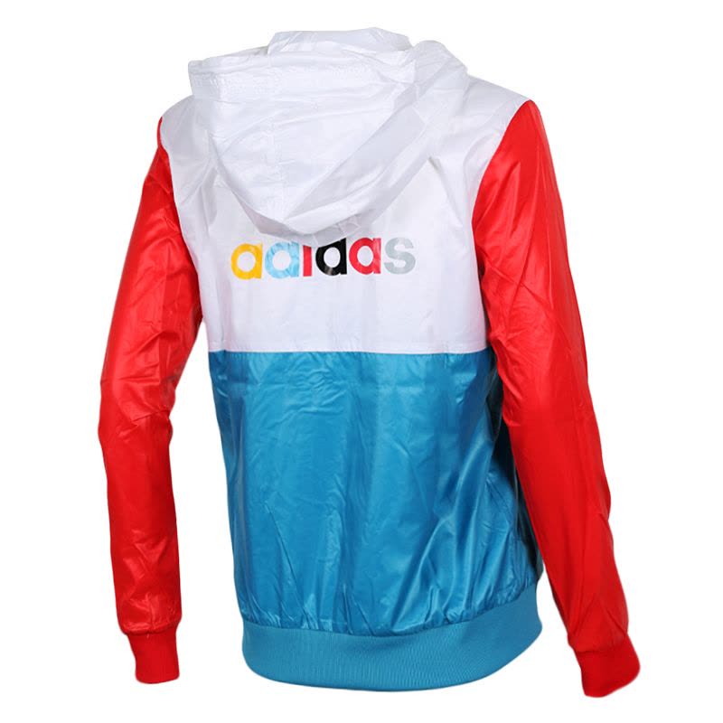 adidas阿迪达斯三叶草女装外套秋季薄款防风衣运动服透气夹克AZ7157图片