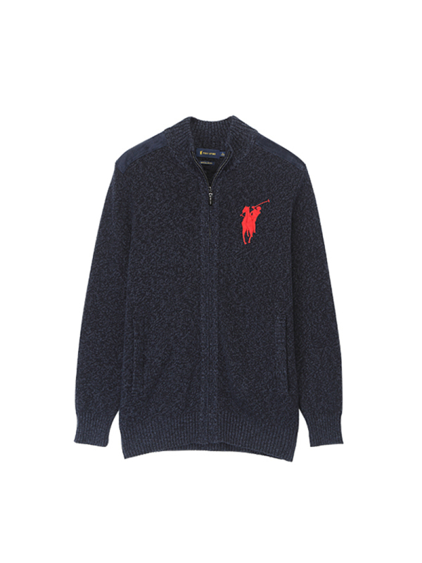 polo sport 毛衣男针织衫新款韩版修身时尚男条纹套头打底衫上衣男装