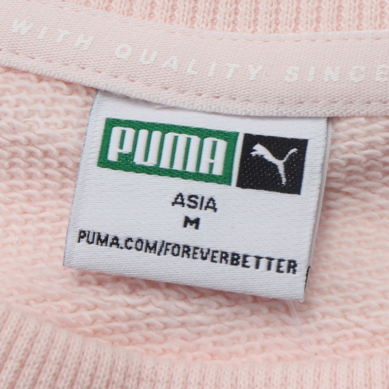 PUMA彪马女装运动服休闲百搭跑步健身训练圆领卫衣597899