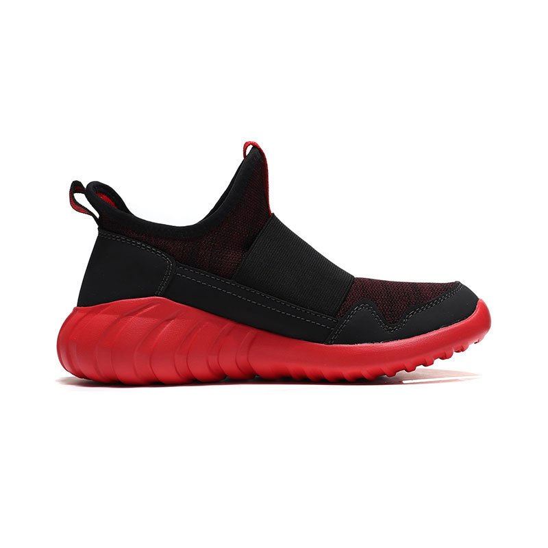 【自营】Skechers斯凯奇童鞋休闲鞋一脚套时尚男大童运动鞋97691L 97691L/RDBK红色+黑色