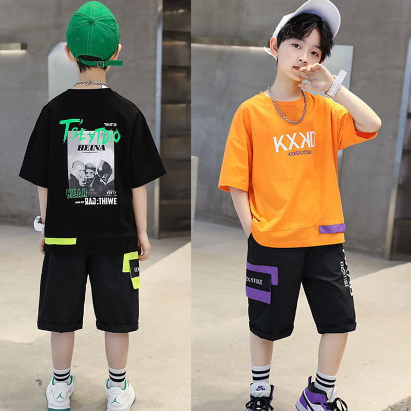 男童夏装套装新款洋气儿童休闲夏季两件套小男孩潮衣时尚童装