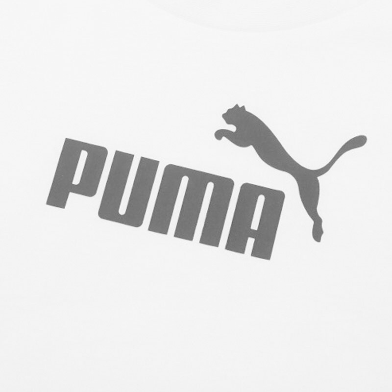 PUMA彪马短袖男装夏季新款圆领白色休闲运动半袖T恤583820-02