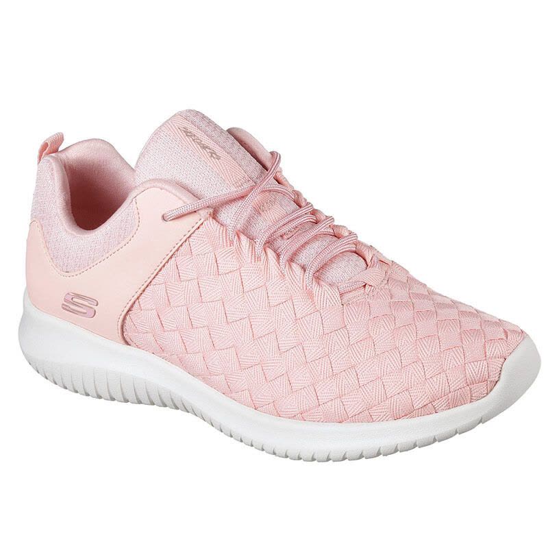 Skechers斯凯奇女鞋新款编织休闲运动鞋轻质减震休闲鞋12845图片