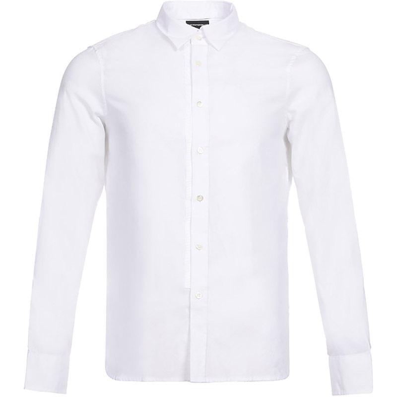 EMPORIO ARMANI 阿玛尼 男士棉质长袖衬衫 6Z1CN6 1NGQZ