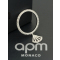 apm MONACO法式镶晶钻扇形指环925银戒指时尚宴会女士首饰食指尾戒欧美风格A19351OX