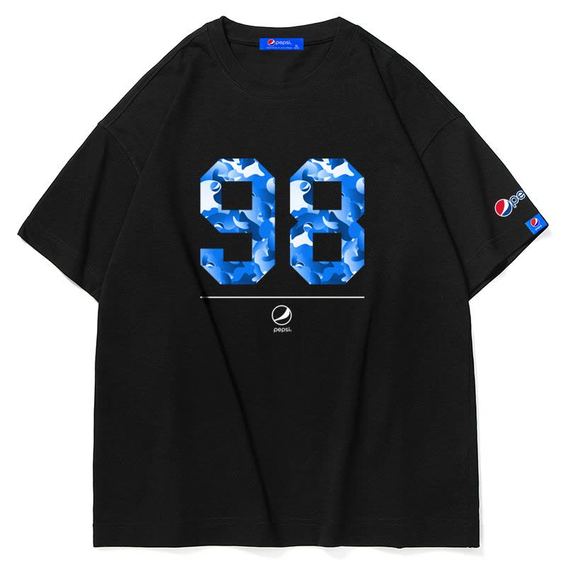 Pepsi/百事 男女同款休闲时尚潮流宽松短款T恤BST-2106图片