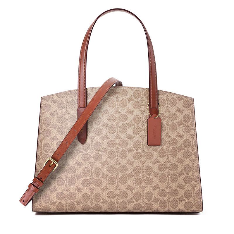 预订COACH/蔻驰 女包双C图案手拎斜挎查理包 31210图片