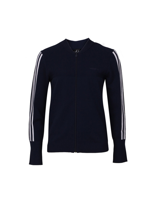 ADIDAS阿迪达斯春季女子运动休闲针织夹克外套-CV9055