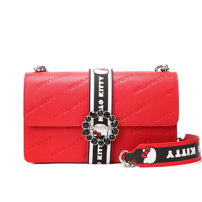 Pinko/品高 LOVE HELLO KITTY IMPRIME 压纹单肩包 1P214K图片