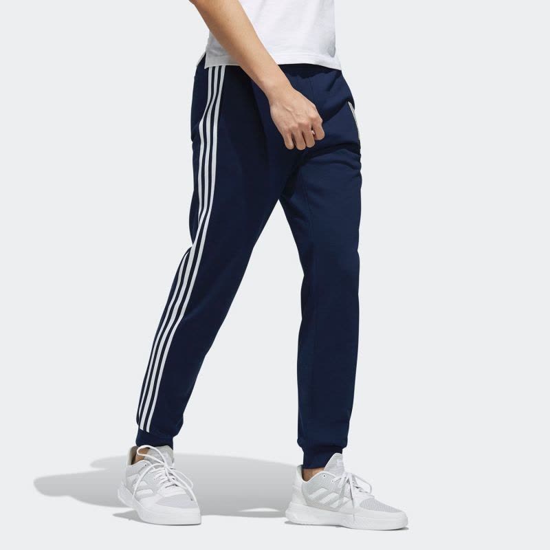 Adidas/阿迪达斯NEO男裤春秋新款运动休闲舒适针织收口长裤EI4751图片