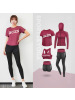 CeenBulled运动套装暴汗服女健身房春季跑步休闲速干五件套初学者时尚瑜伽服