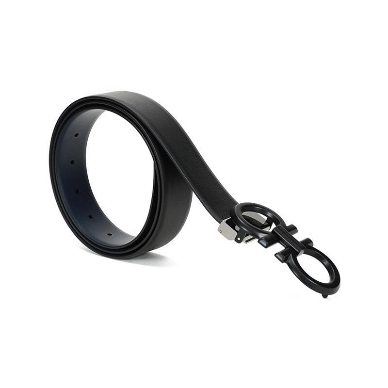 Salvatore Ferragamo 菲拉格慕 男士牛皮板扣式双面皮带腰带 67A253