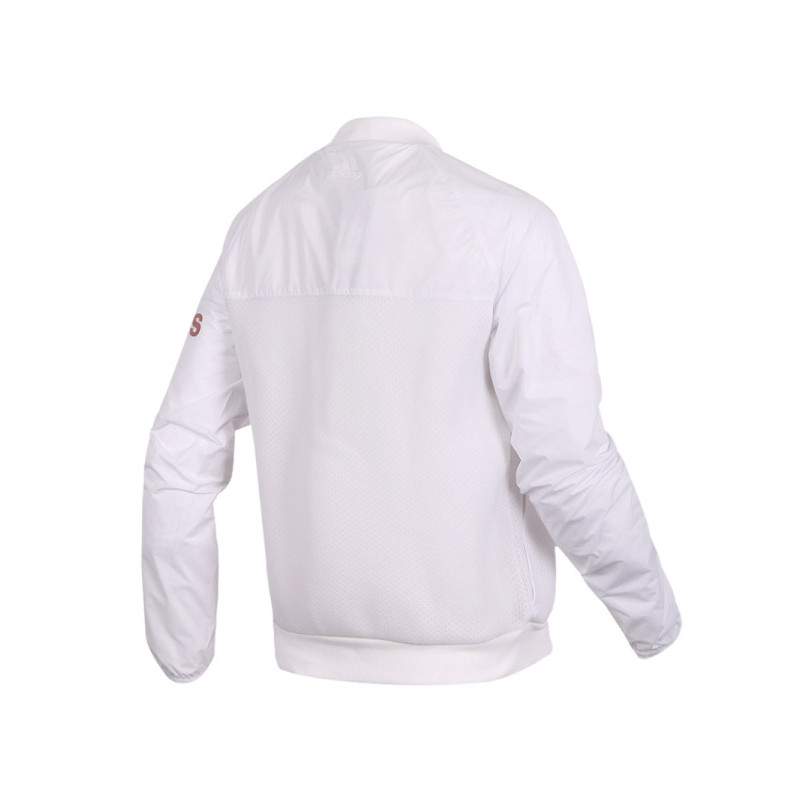 adidas阿迪达斯女子外套夹克飞行领休闲运动服DN3167 XS 白