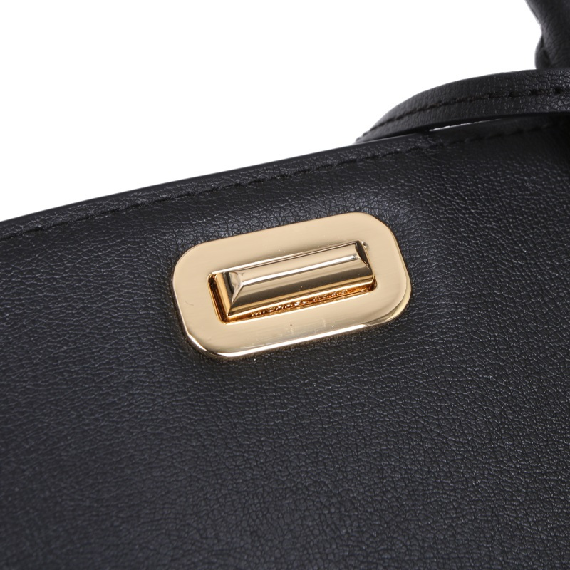 MICHAEL KORS 女士黑色皮质手提包斜跨包30T7GYFS3L BLACK