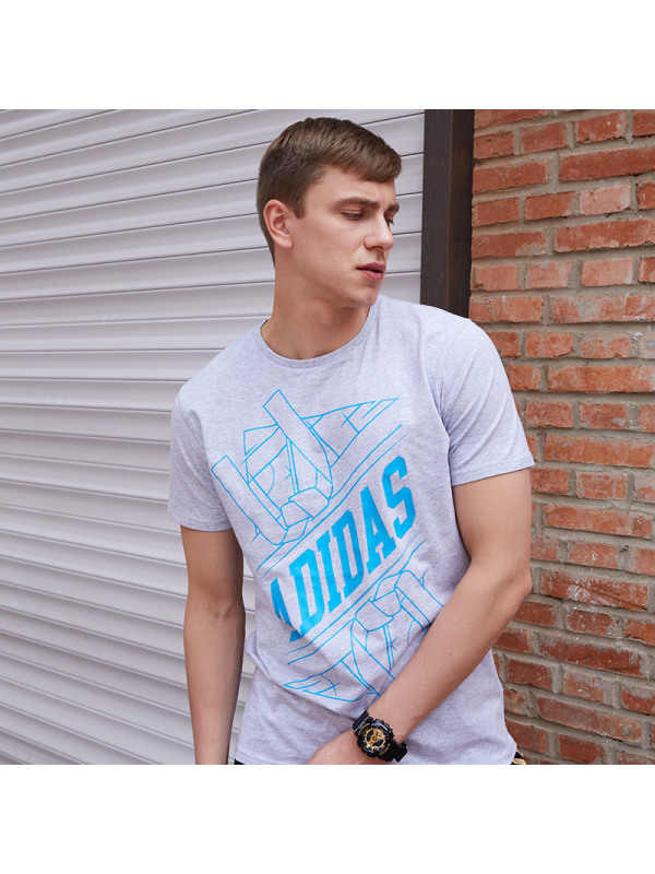 adidas阿迪达斯跆拳道男装春季短袖T恤运动服ADITSG1-GYBU