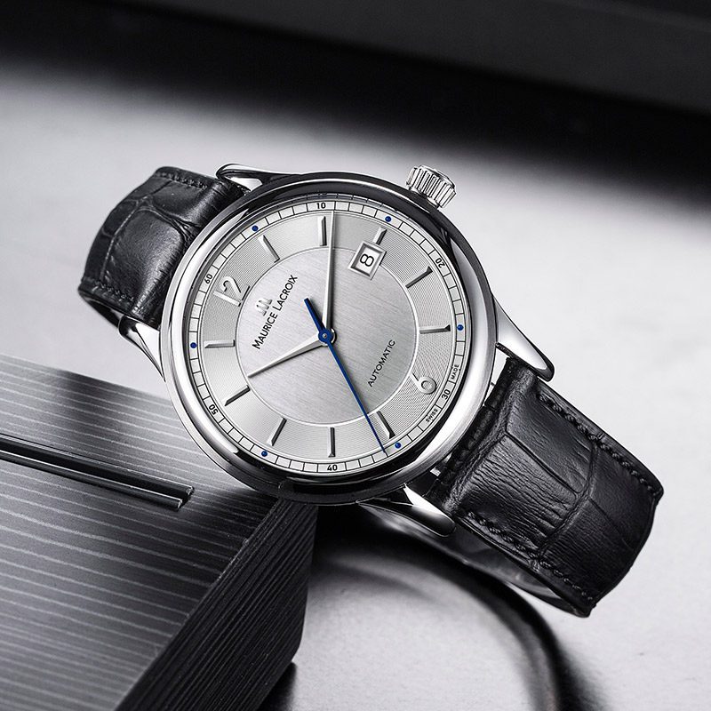 艾美mauricelacroix腕表典雅系列自动机械男士手表lc6098ss001120