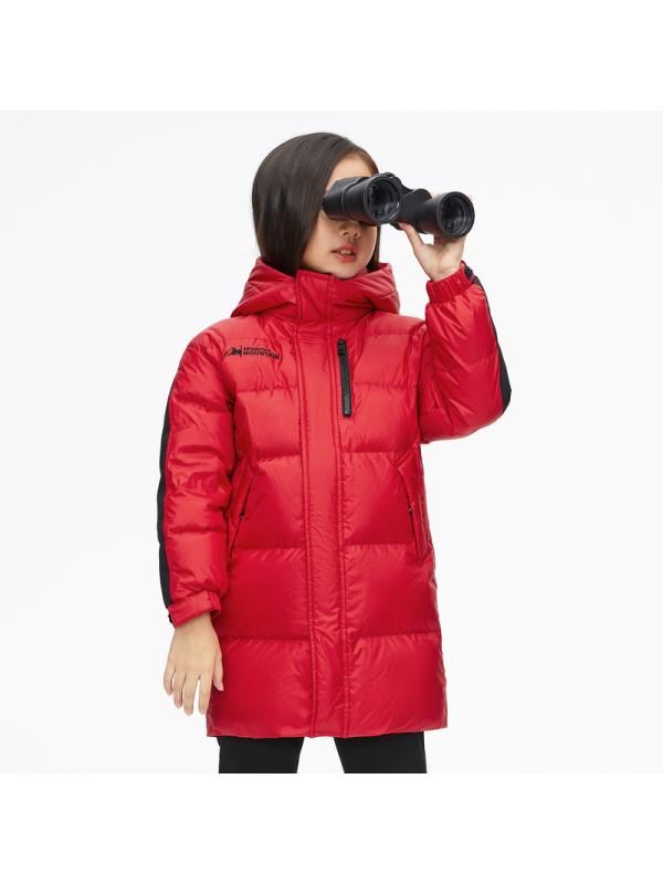 波司登羽绒服厚2021年新款中长款儿童羽绒服冬天厚外套男童女童