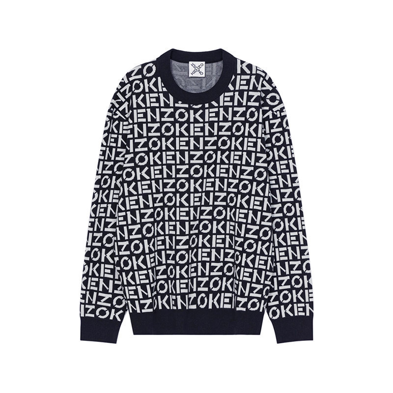 高田贤三 KENZO 男士KENZO SPORT系列棉混纺针织衫毛衣 FC5 5PU691 3SC