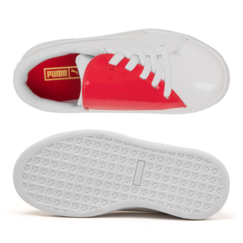 PUMA彪马 Basket Crush Patent 儿童运动休闲鞋 中童大童板鞋 369675