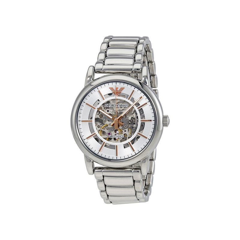 阿玛尼emporioarmani男士手表全自动机械表镂空新款机械表男款ar1980