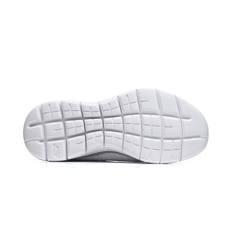 SKECHERS斯凯奇女小大童鞋透气运动休闲鞋664073L 664073L/WHT白色 32码/适合脚长195mm