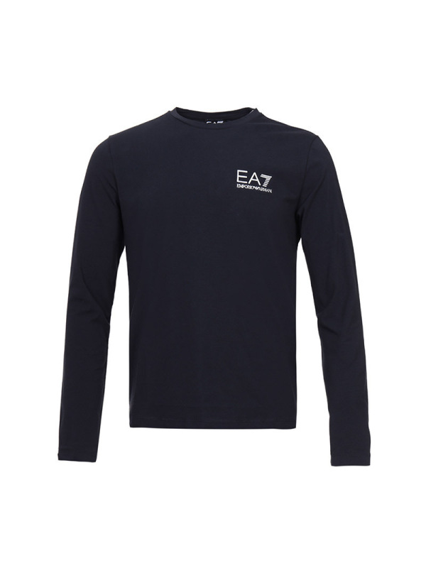 emporioarmaniea7阿玛尼男士棉质圆领长袖t恤6zpt02pj03z