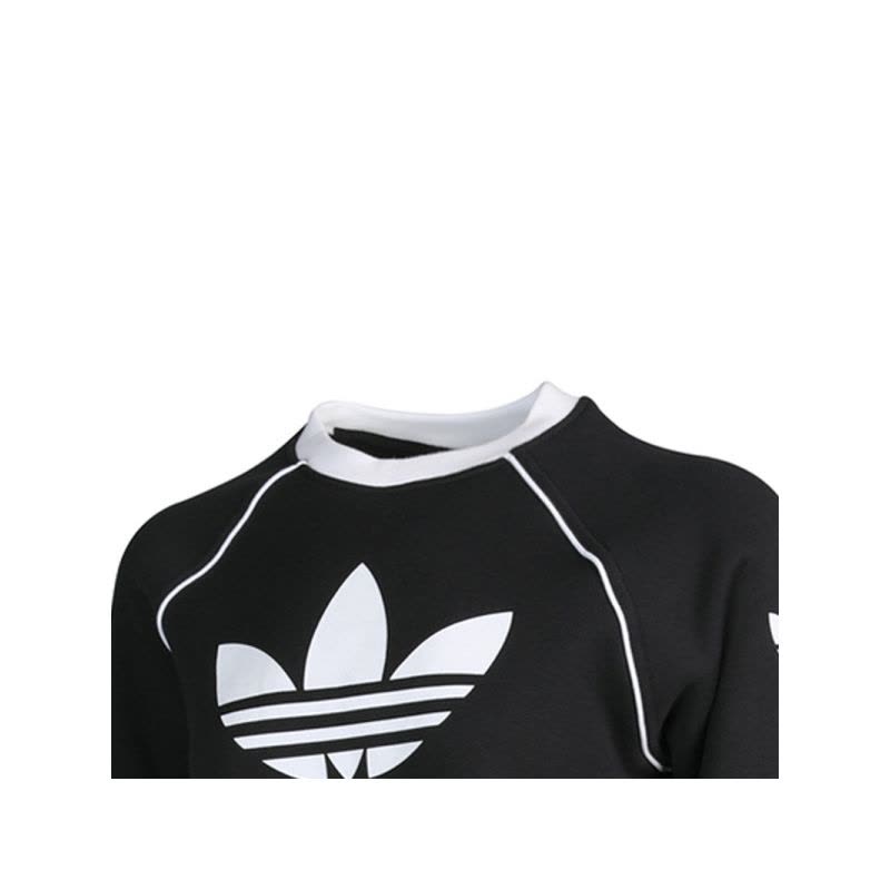 ADIDAS阿迪达斯三叶女子上衣修身紧身健身舒适卫衣DH4714图片