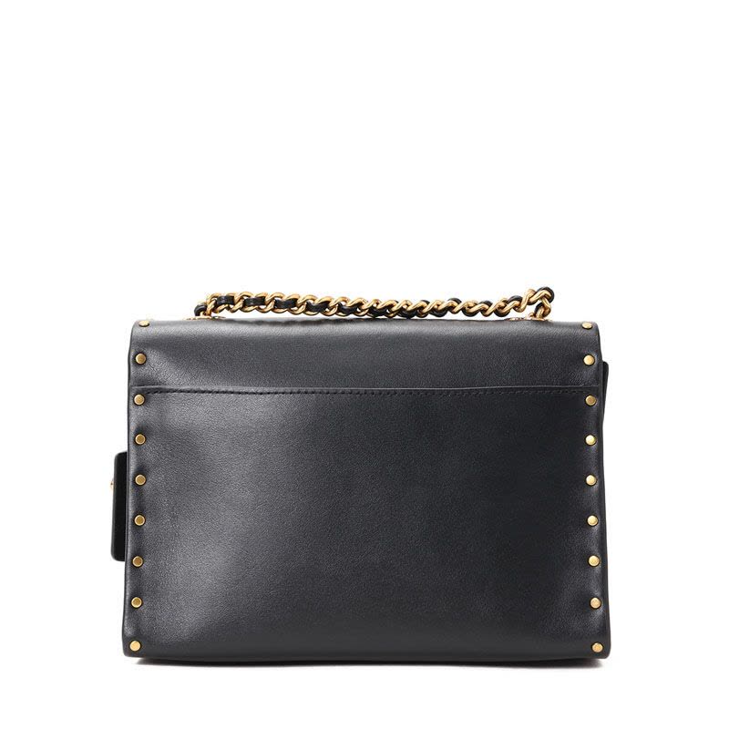 预订 COACH/蔻驰 女包PARKER 18 铆钉边饰翻盖斜挎小方包 29389 18x12.5x8CM图片