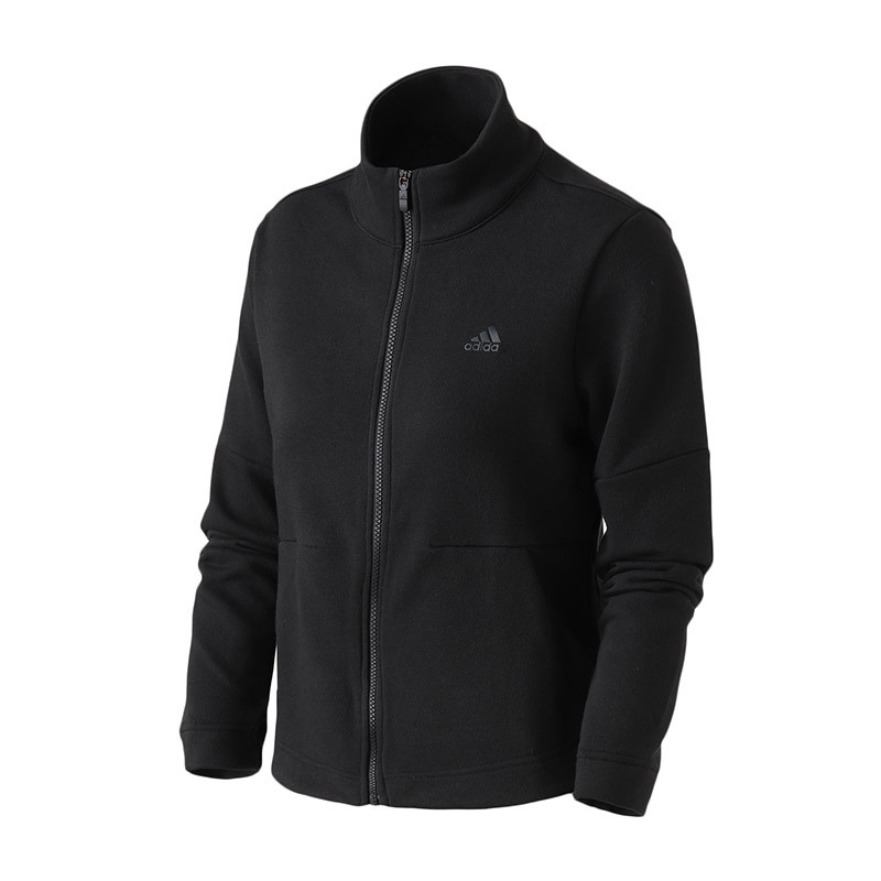 adidas女装夹克外套开衫休闲运动服DH8140 L DH8140黑色
