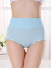 初愫高腰收腹棉质大码女士三角内裤4条装