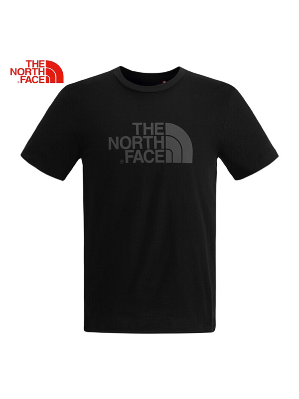 北面thenorthface户外男式圆领大logo短袖t恤a9up