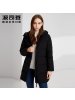 波司登羽绒服女中长款新款休闲连帽冬季保暖外套