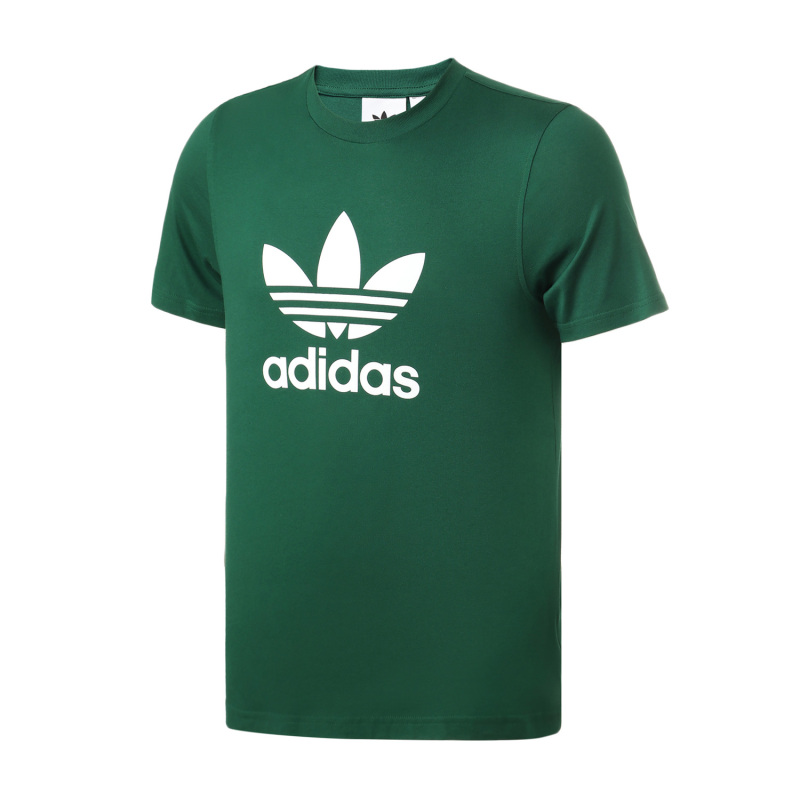 阿迪达斯三叶草男服短袖T恤大LOGO运动休闲服GJ8295