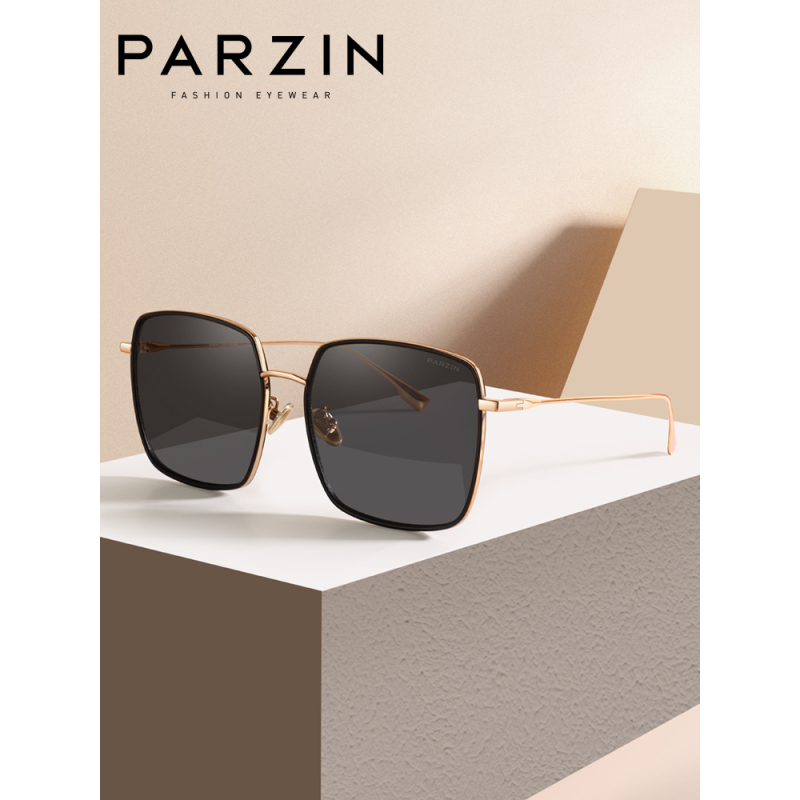 帕森(PARZIN)太阳镜女 宋祖儿明星同款尼龙镜片潮墨镜开车遮阳镜新款8280