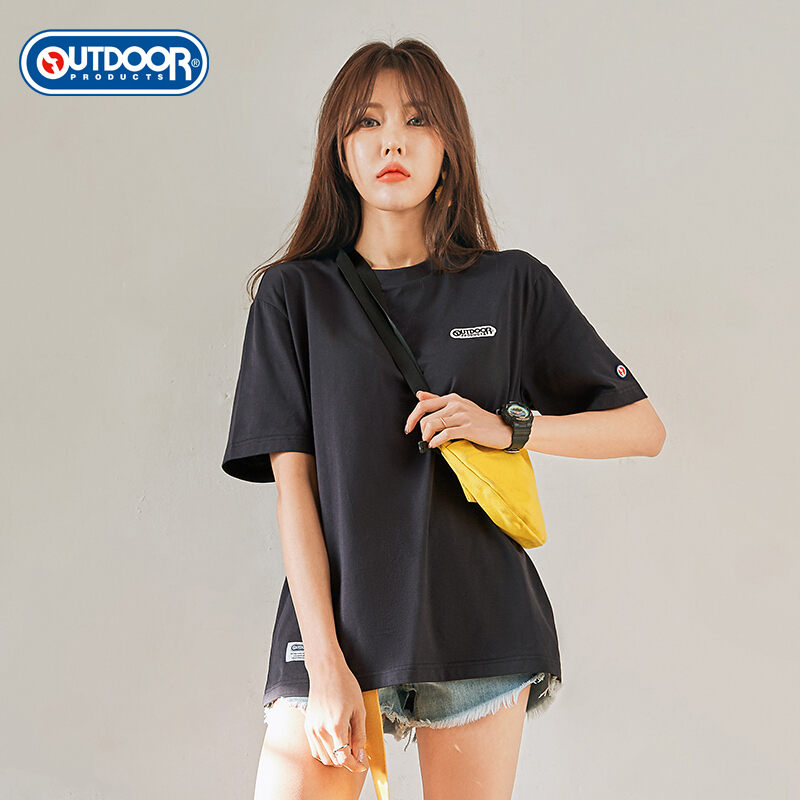 （OUTDOORPRODUCTS）运动户外男那女情侣短袖T恤半袖圆领印花上衣OFTX1921108