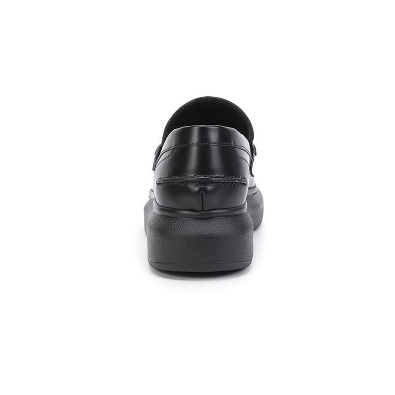 亚历山大·麦昆 ALEXANDER MCQUEEN 女士 皮革皮鞋乐福鞋厚底鞋633911 WHX50