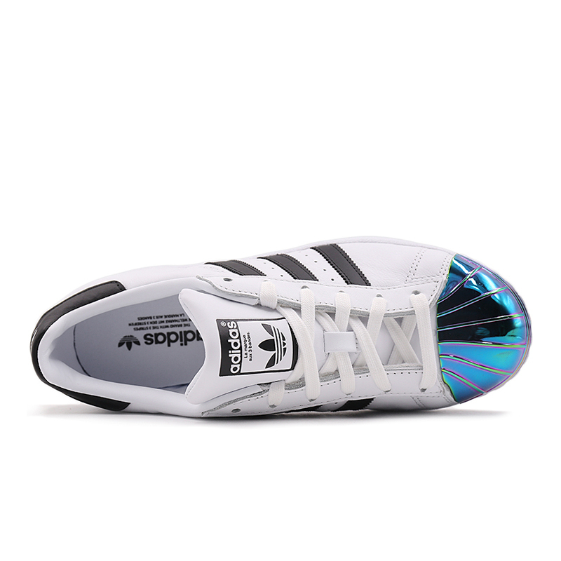 ADIDAS阿迪达斯三叶草女鞋金属贝壳头经典休闲鞋-CQ2610