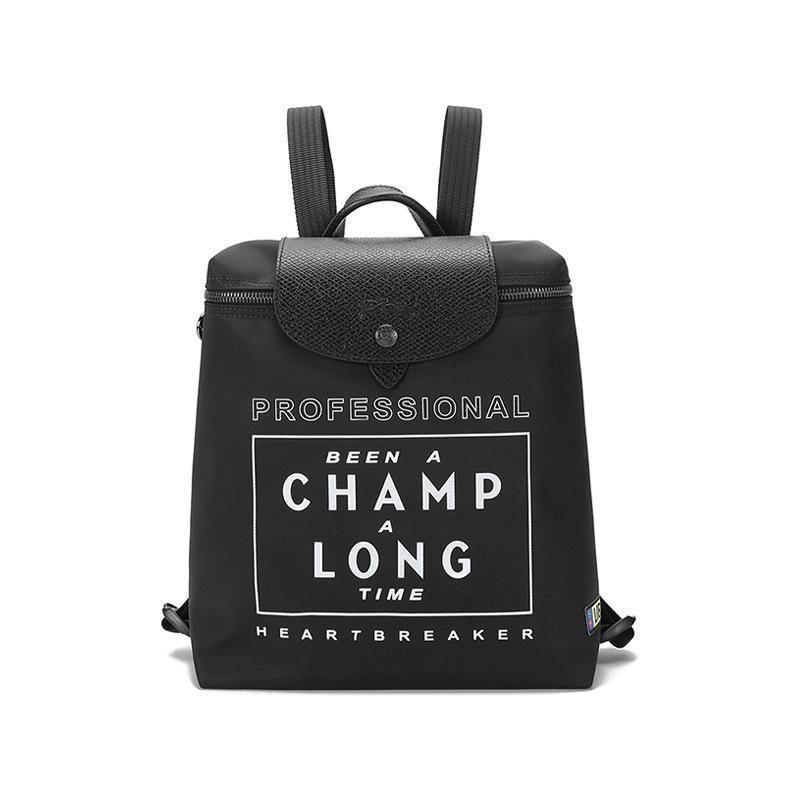 珑骧 LONGCHAMP 女士 LE PLIAGE系列织物可折叠手提双肩包背包1699 EUD