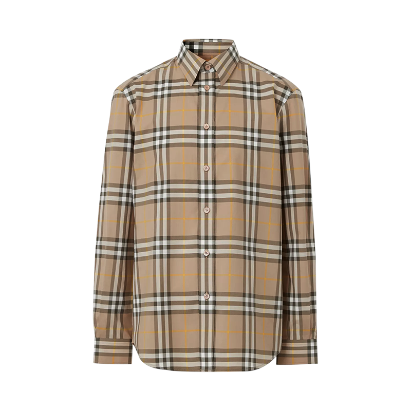 BURBERRY 博柏利 男款棉质长袖休闲衬衫 80554921
