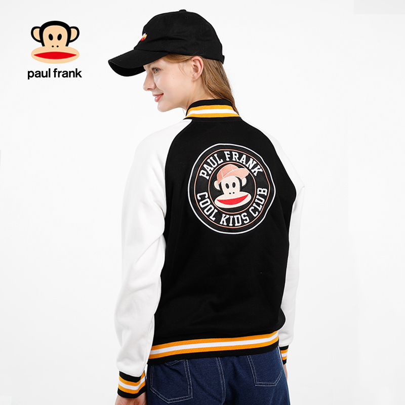 paulfrank大嘴猴外套女新款初秋棒球服港风女装上衣宽松