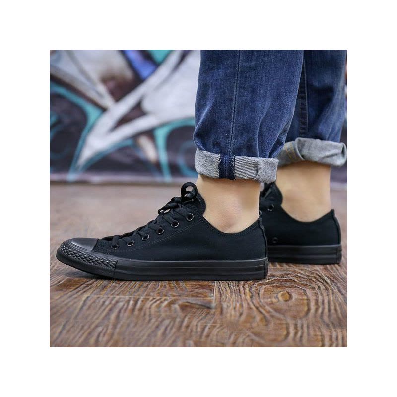 CONVERSE匡威男鞋女鞋常青款低帮系带情侣休闲帆布鞋1Z635图片