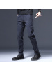 男士商务休闲裤秋冬季简约时尚长裤百搭舒适直筒修身小脚西装裤男
