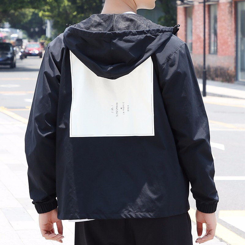 阿迪达斯（ADIDAS）男款运动服休闲跑步连帽夹克外套DX4236