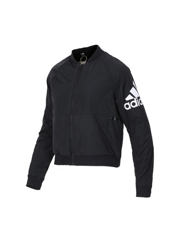 Adidas阿迪达斯外套女装运动服加绒保暖棒球服夹克DT2402