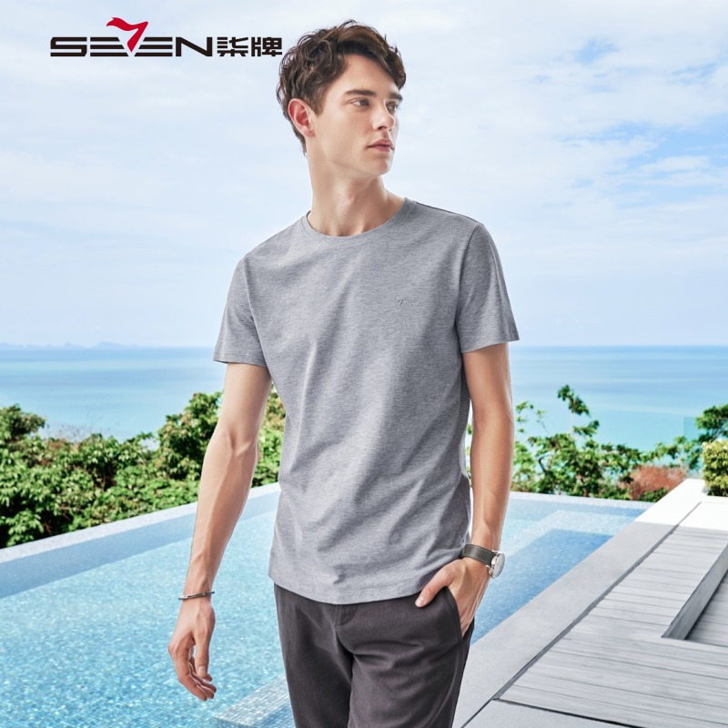 柒牌seven男士t恤
