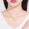 周六福(ZHOULIUFU)珠宝18K金钻石吊坠女白色淡水珍珠吊坠女皇冠珍珠正品 优雅KHPB044793